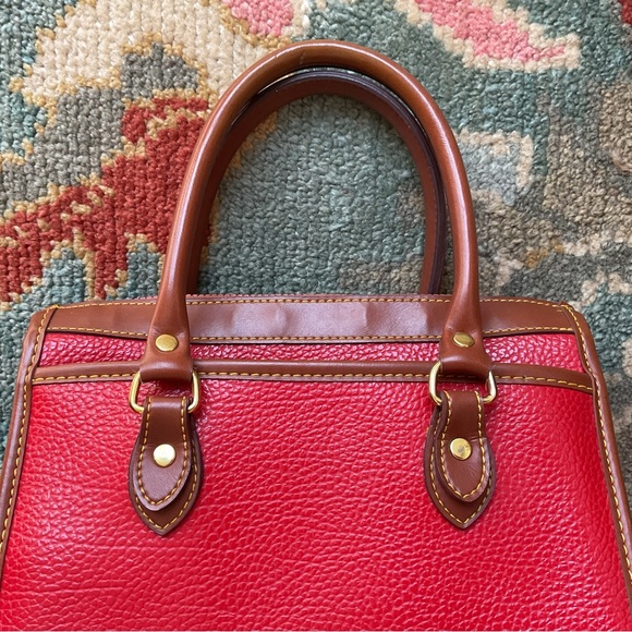 Dooney & Bourke / Red leather bag - Picture 6 of 9